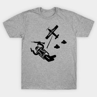 Skydiving in game with your guns T-Shirt